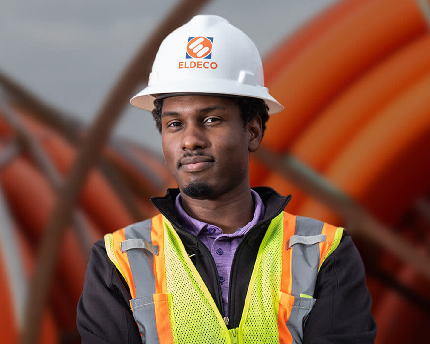 Construction worker on a jobsite